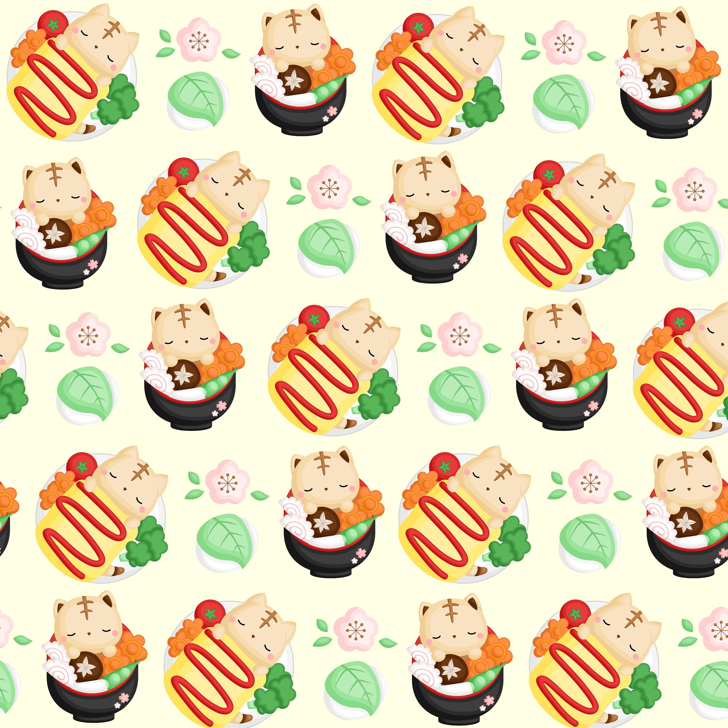 Kawaii Digital Paper Cute Scrapbooking Paper Digital - Etsy