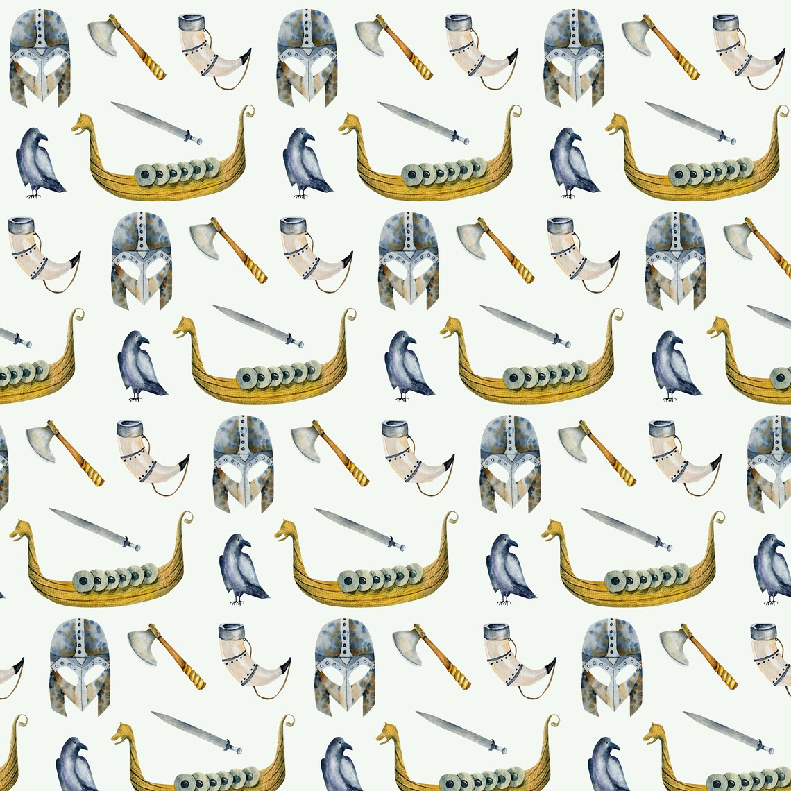 Viking Digital Paper Vikings Scrapbook Paper Craft Paper Etsy