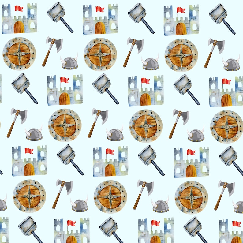 Viking Digital Paper Vikings Scrapbook Paper Craft Paper Etsy