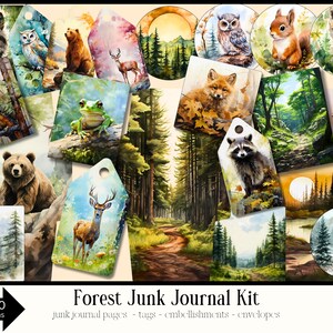 Forest Junk Journal Kit - Junk Journal Downloads