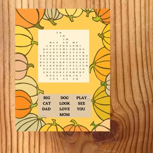 Word Search Game Instant Download Printable
