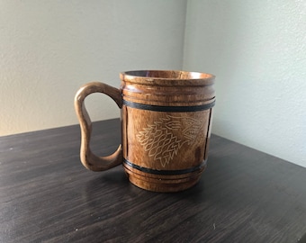 Wooden Coffee Cup | Natural Wood Mug | Handmade Cup
