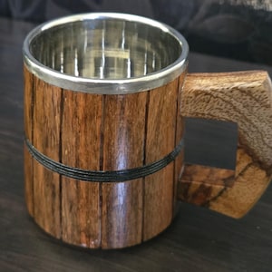 木製ティーカップ | 天然木製カップ | 手作りコーヒーマグ