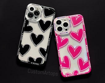 Protective Love Hearth Case, For Samsung Galaxy S23 Ultra, S22 Plus S21 S20FE , Note 20 Ultra, Case For Samsung A53 A71 A52 A13