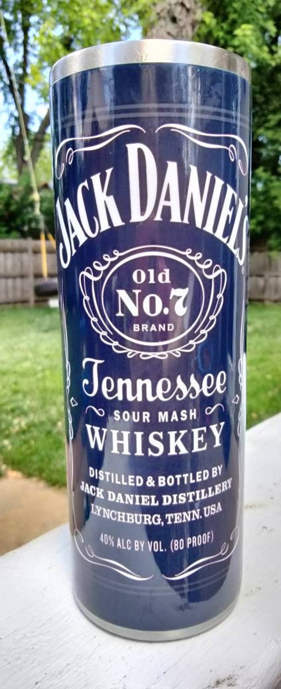 Jack Daniels Tumbler. Tumbler Gift. Custom Alcohol Tumbler. Etsy