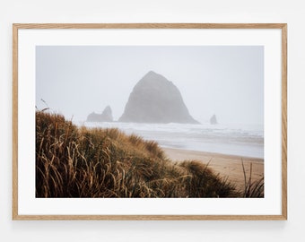 Cannon Beach Print: Haystack Rock, Oregon Coast Landscape (Digital Download)