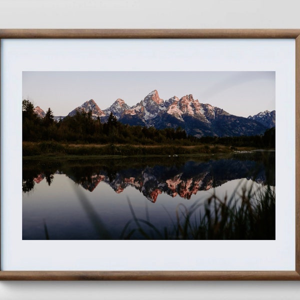 Grand Teton Sunrise Print: Schwabacher Landing Photography (Digital Download)