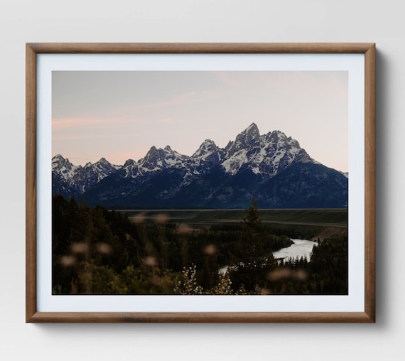 Grand Teton Sunset Print: National Parks Landscape (Digital Download)