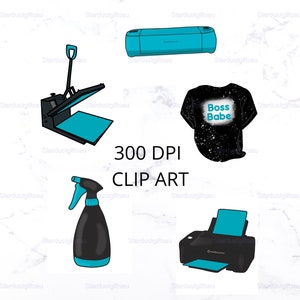 Crafting items clip art/ sublimation png/PNG Digital download/ crafting /logo png/ heat press/cricut/business/