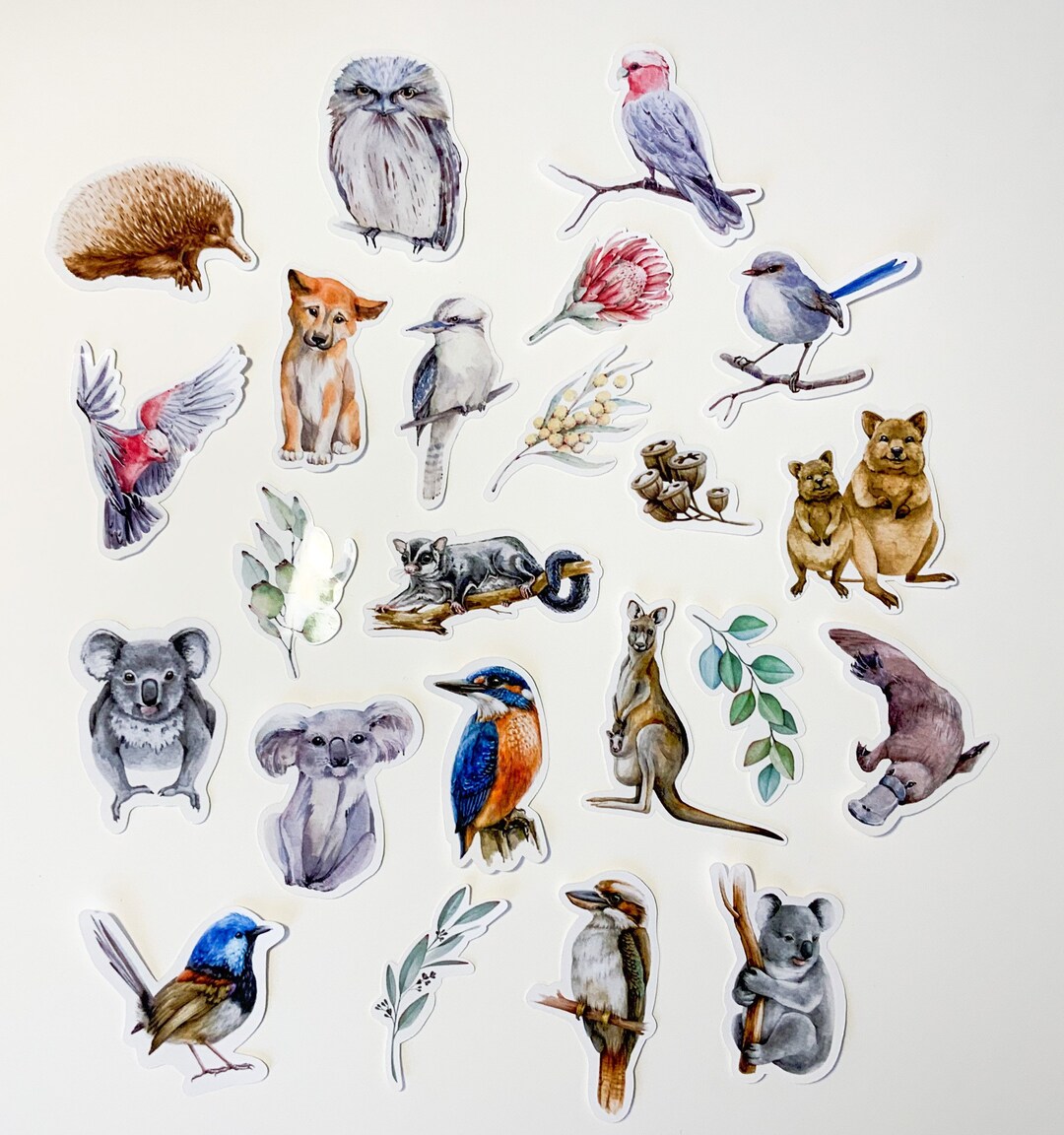 23 Australian Wildlife Stickers/ Australian Animal Stickers/vinyl Gloss