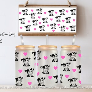 Libby Glas svg / Glas Tasse SVG / Kuh SVG / Libby Glas Wrap svg, Glas kann wrap