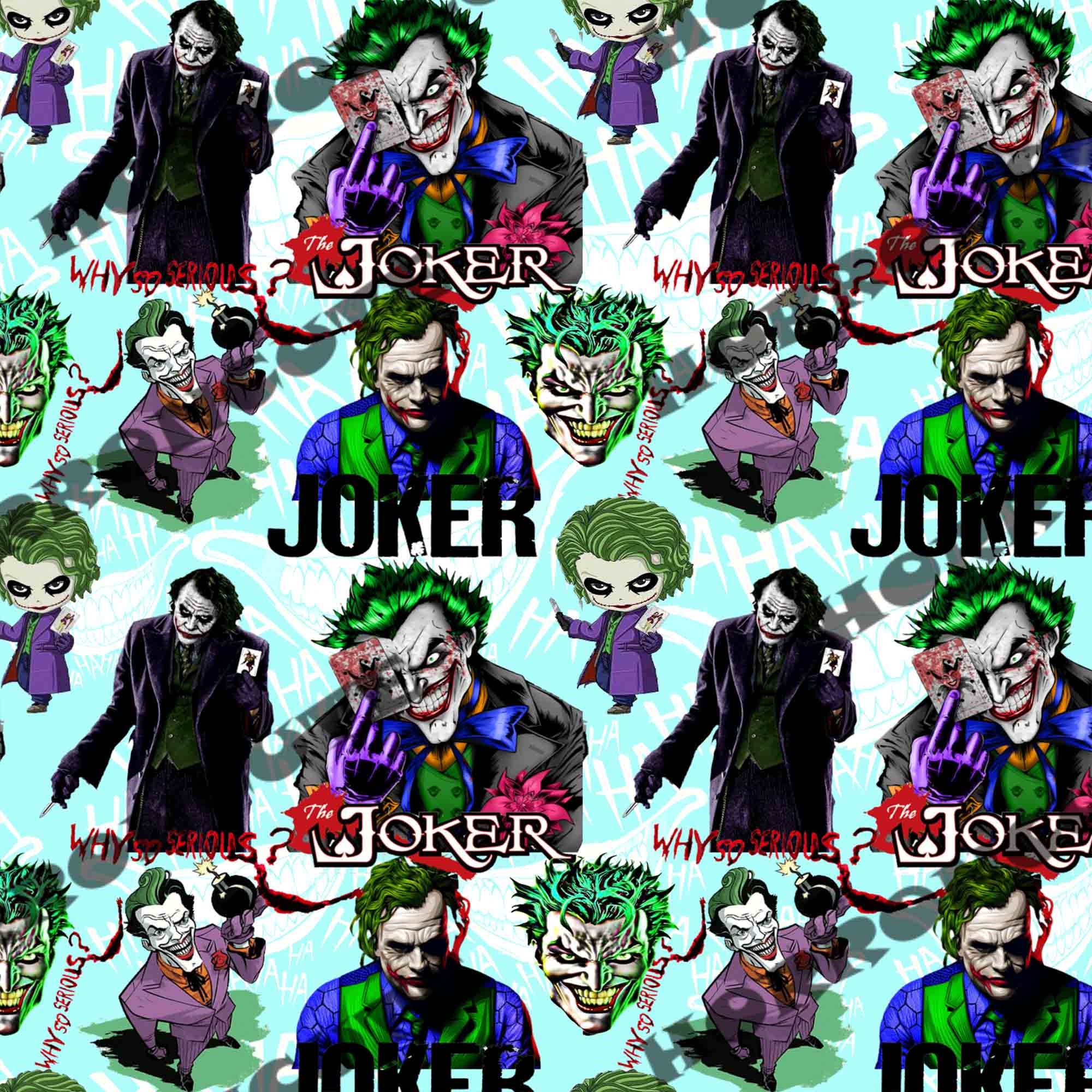 Visual Arts KIller JOker Yellow Printed Fabric By The Yard Fabric etna