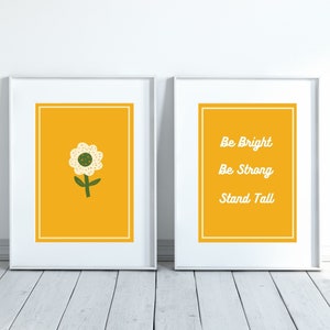 Set of 2 Nursery Wall Posters, Playroom Deco, Digital Download