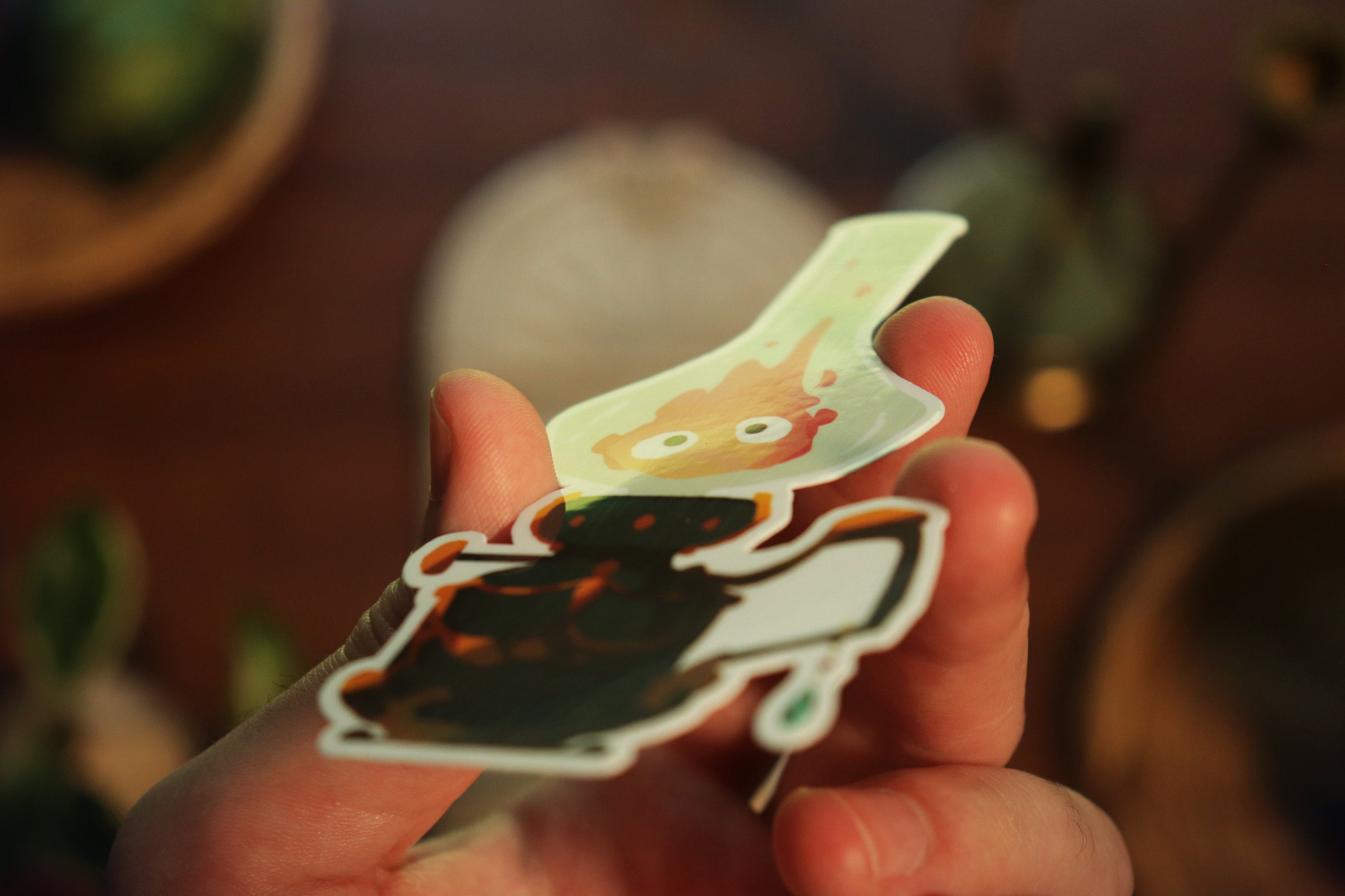 Calcifer Glossy Waterproof Sticker - Etsy