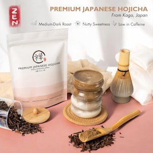 100g Premium Japanese Hojicha | Japanese Roasted Green Tea Powder | Kaga Hojicha | Hojicha Lattes & Desserts | Roasted Matcha