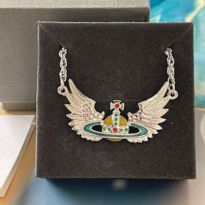 Vivienne westwood winged orb necklace deals