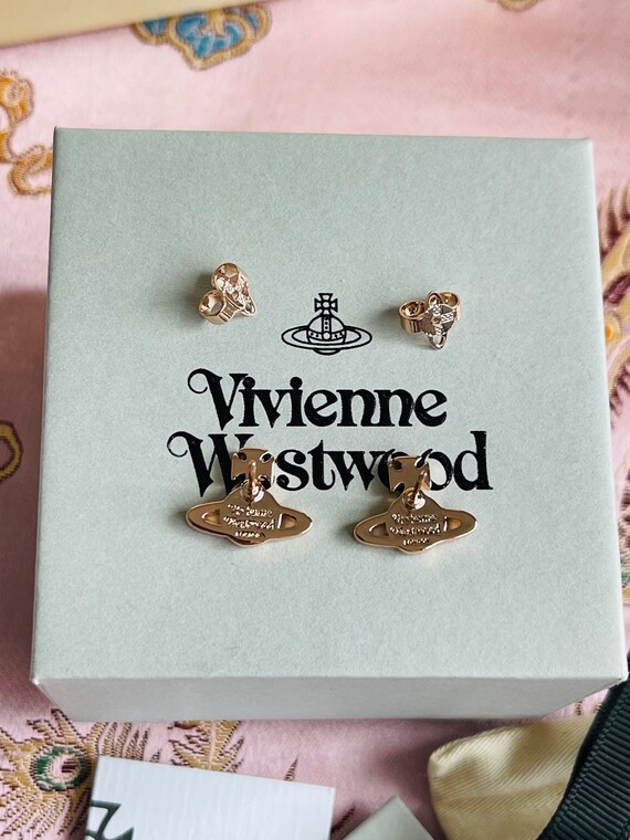 Vivienne westwood smiley face cheap earrings
