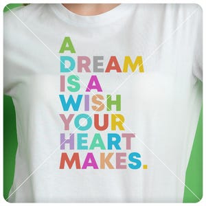 Nieuwe Disney Trip 2025 SVG, A Dream Is A Wısh Your Heart Makes SVG, Svg Cricut Cut-bestanden, Vinyl gesneden bestand, Svg Pdf Ai Png afdrukbare bestanden