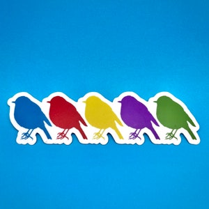 Five Robins Sticker