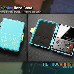 Buntes Hard Case für Miyoo Mini PLUS | Retro Design