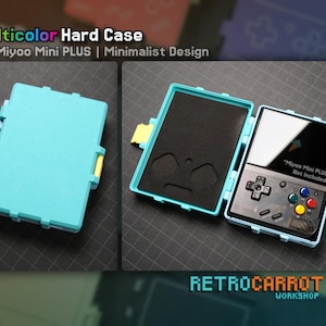 Multicolor Hard Case for Miyoo Mini PLUS | Minimalist Design