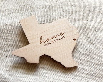 Personalized Texas Home Magnet, Texas Magnet, Texas Gifts, Texan gifts, Texan, Personalized Texas, Home Sweet Texas