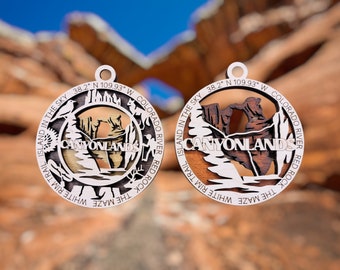 Canyonlands National Park Ornament, US national park inspired, Outdoorsy Gift, Adventure gift