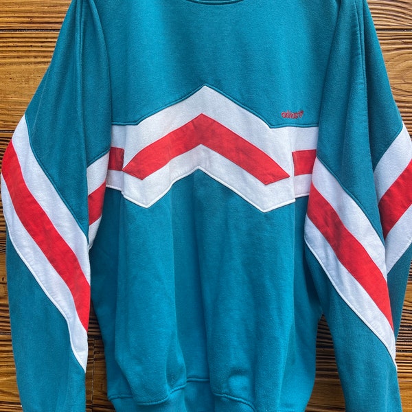 Adidas Vintage Retro Crenweck sweatshirt, rare pattern