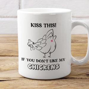 Funny Chicken Coffee Mug, Chicken Gifts, Chicken Lover, Chicken Mom, Gift For Her, Hen Mug, Cute Chicken Gifts, Gifts For Chicken Lovers
