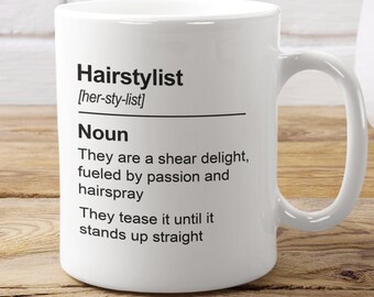 Hair stylist Gift, Hairdresser Gift, Hair Stylist Mug, New Hairdresser, Hair Salon Mug, Stylist Gift, Bestie Hairdresser, Hair Colorist Mug