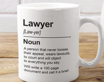 Lawyer Gift, Lawyer Mug, Future Lawyer, Lawyer Graduation, Law School Gift, Lawyer Gift Idea, Bar Exam Gift, Funny Lawyer Mug, For Women Men