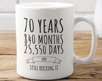 70th Birthday, 70th Birthday Gift, Gifts For Men, Gift For Her, Birthday For Dad, 70th Birthday Mug, 70 Birthday, 70 Years Old Year of Birth