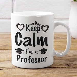 Professor Gift, Funny Professor Mug Personalized Teacher, Graduation Retirement Birthday PHD Gift Student Supervisor Thank You New Professor