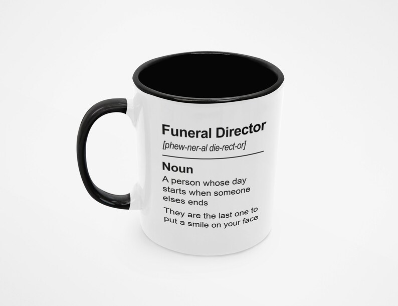 Funeral Director Mug Funeral Director Cup Mortician Gift Etsy