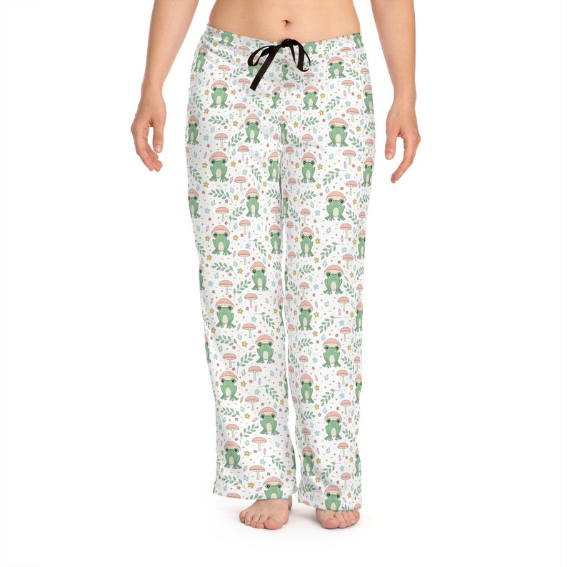 Cute Frog Pajama Pants Cottagecore Clothing Pajama Pants - Etsy