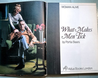 What Makes Men Tick: 1972 Vintage Feminist Gag Gift Book