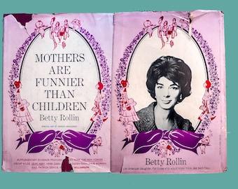 Vintage "Mothers Are Funnier Than Children" Book by Betty Rollin, 1964