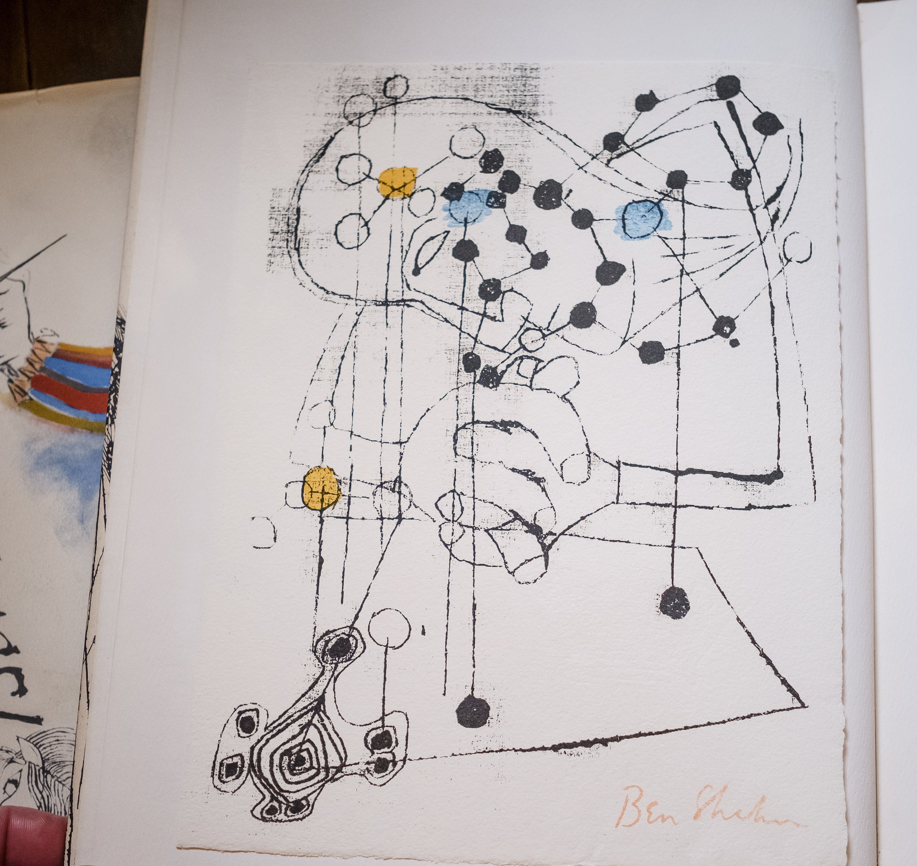 Ben Shahn: His Graphic Art - Signed Lithograph, 1957 Hardbound Art