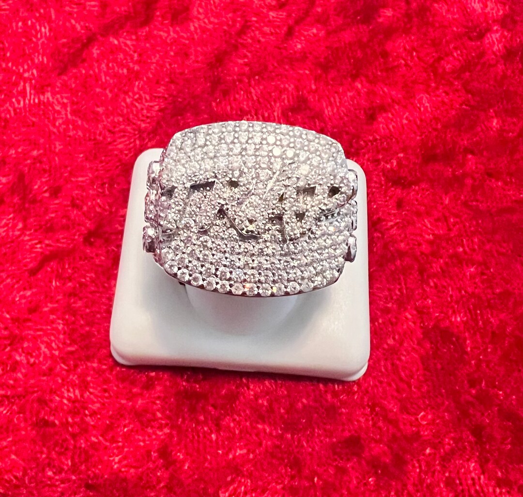 925 Sterling Silver Trap Ring Etsy