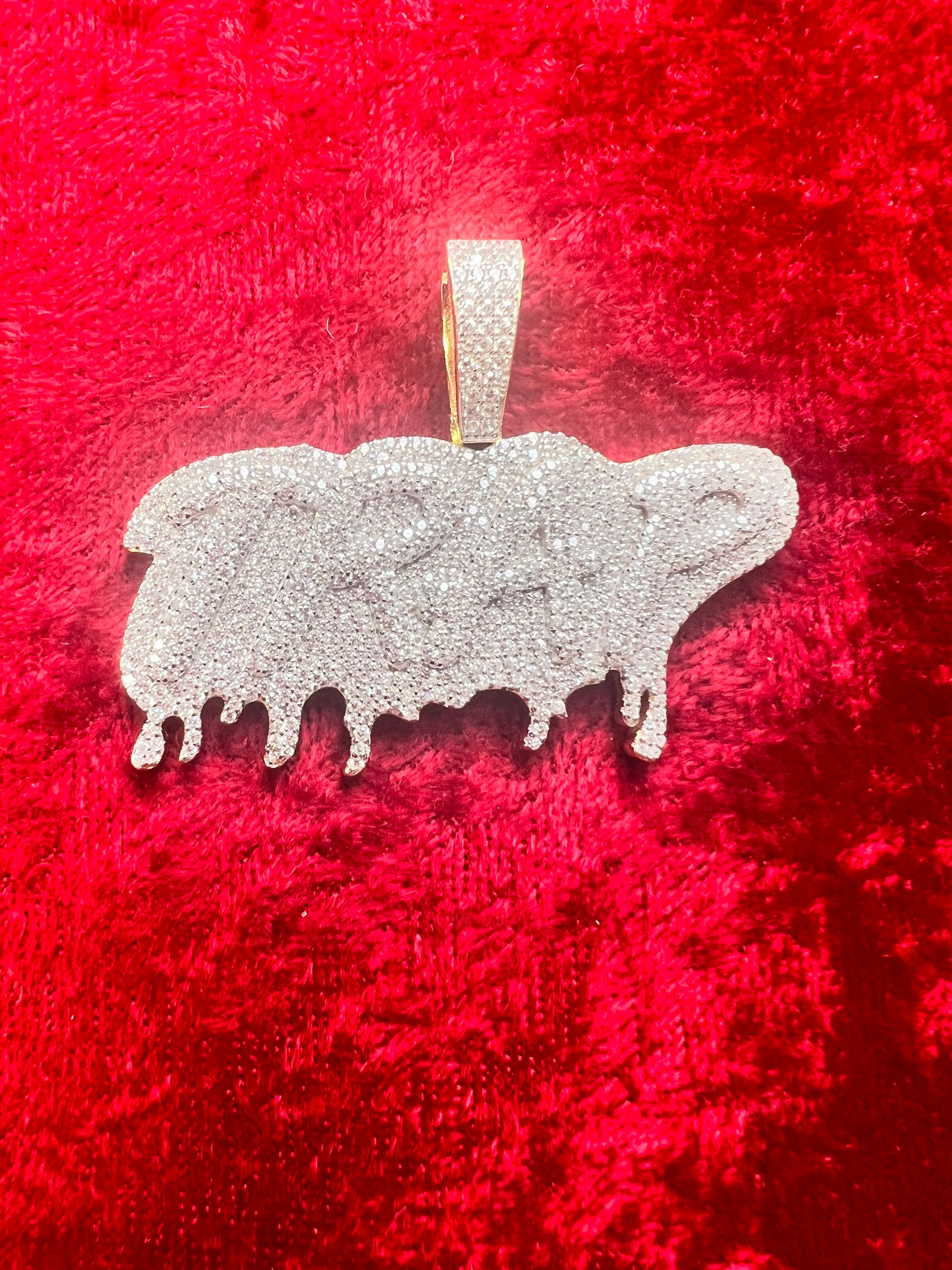 925 sterling silver Trap pendant