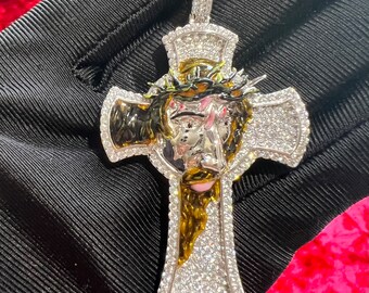 925 sterling silver cross pendant