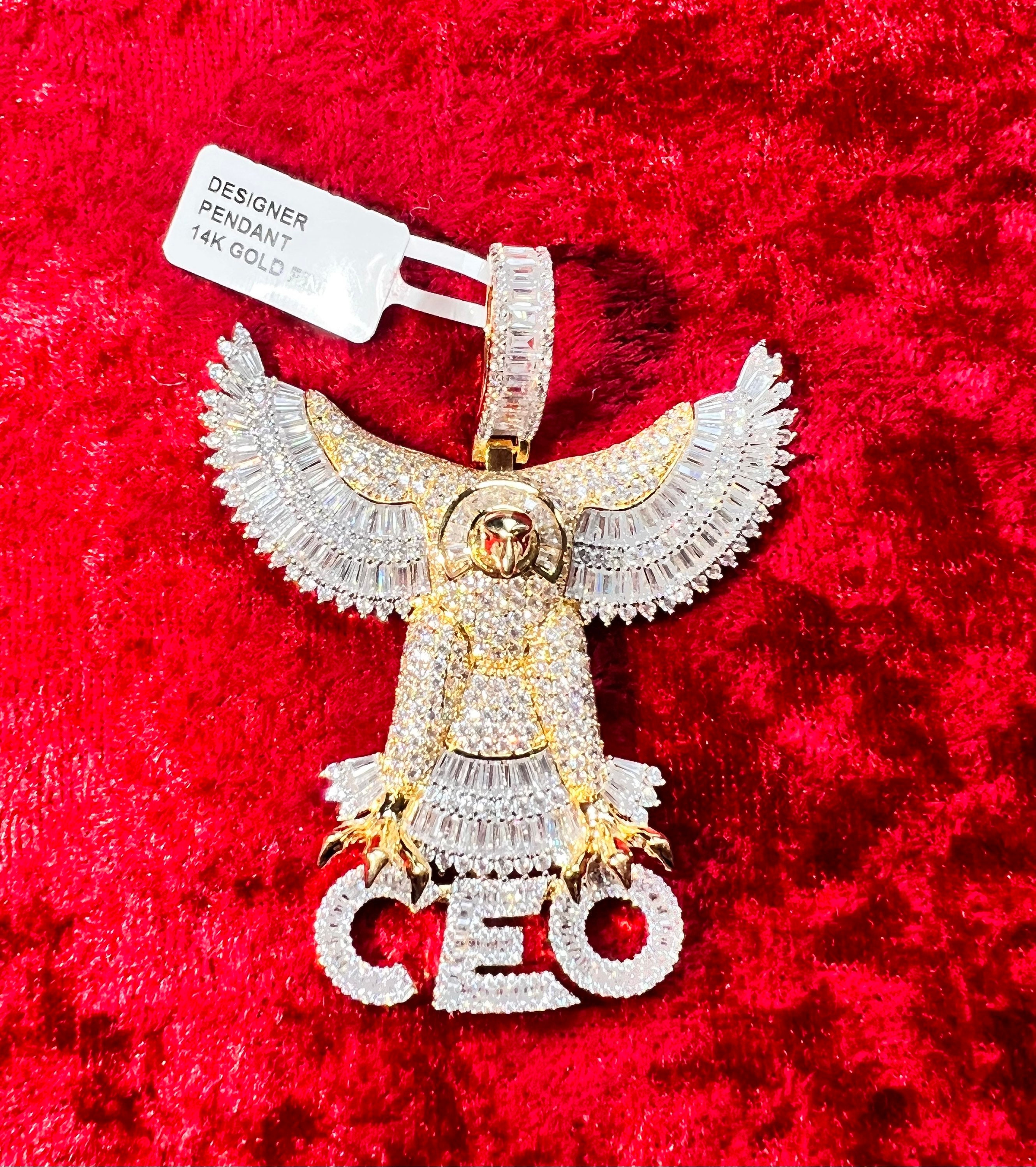 14kt Gold Finish CEO Pendant