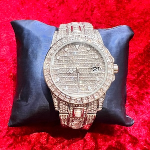 hip hop iced out fashion watch