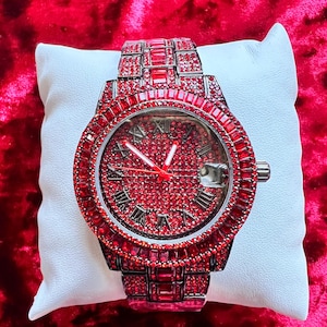 Hip hop iced out watch