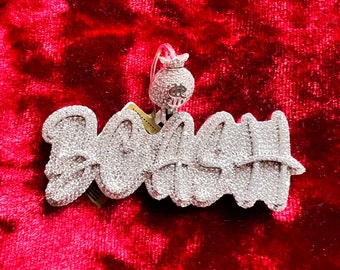 925 sterling silver BCash pendant
