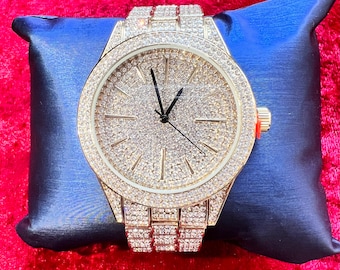 Hip hop fashion watch