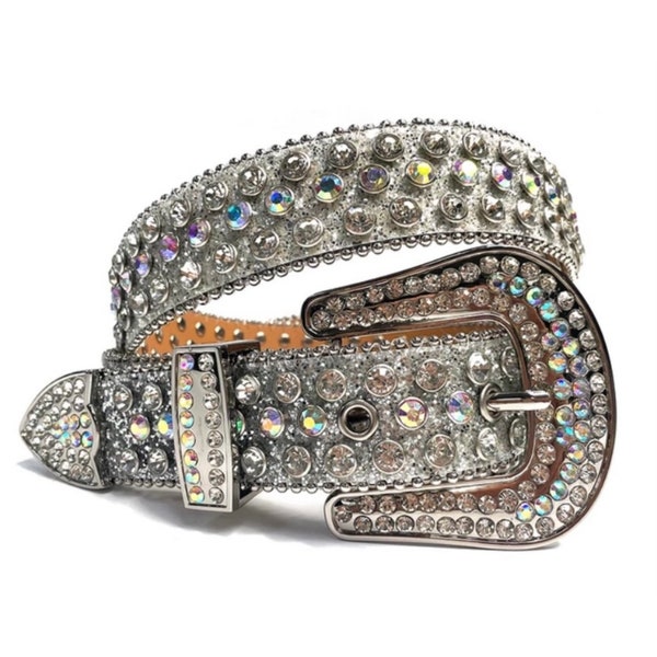 rhinestone belt mens designer
