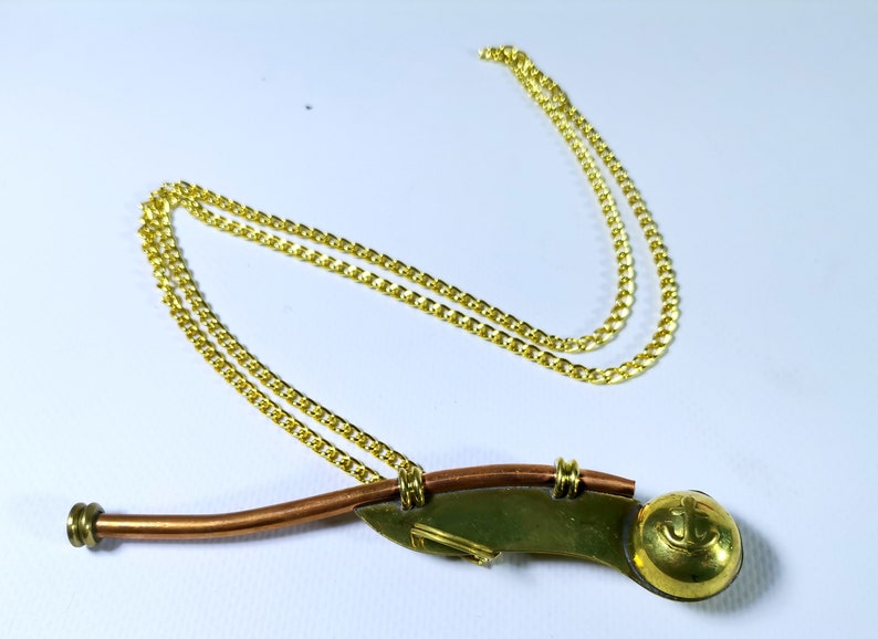 Vintage Authentic History of the Boatswain's Call Pipe Whistle Etsy