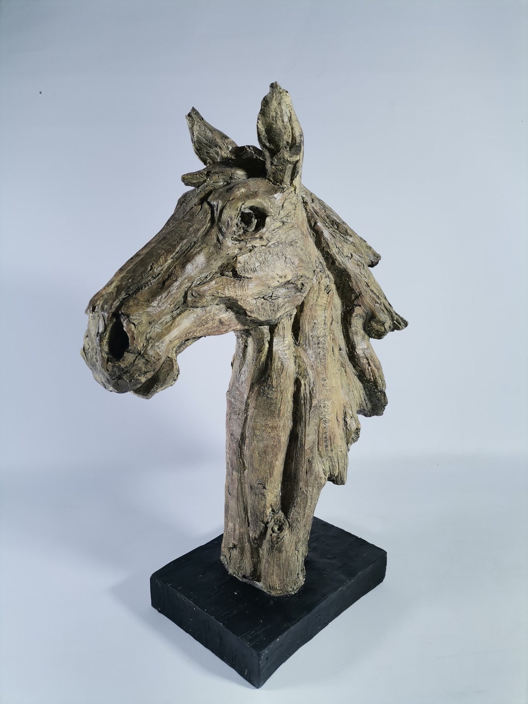 Statue of Horse Head Etsy