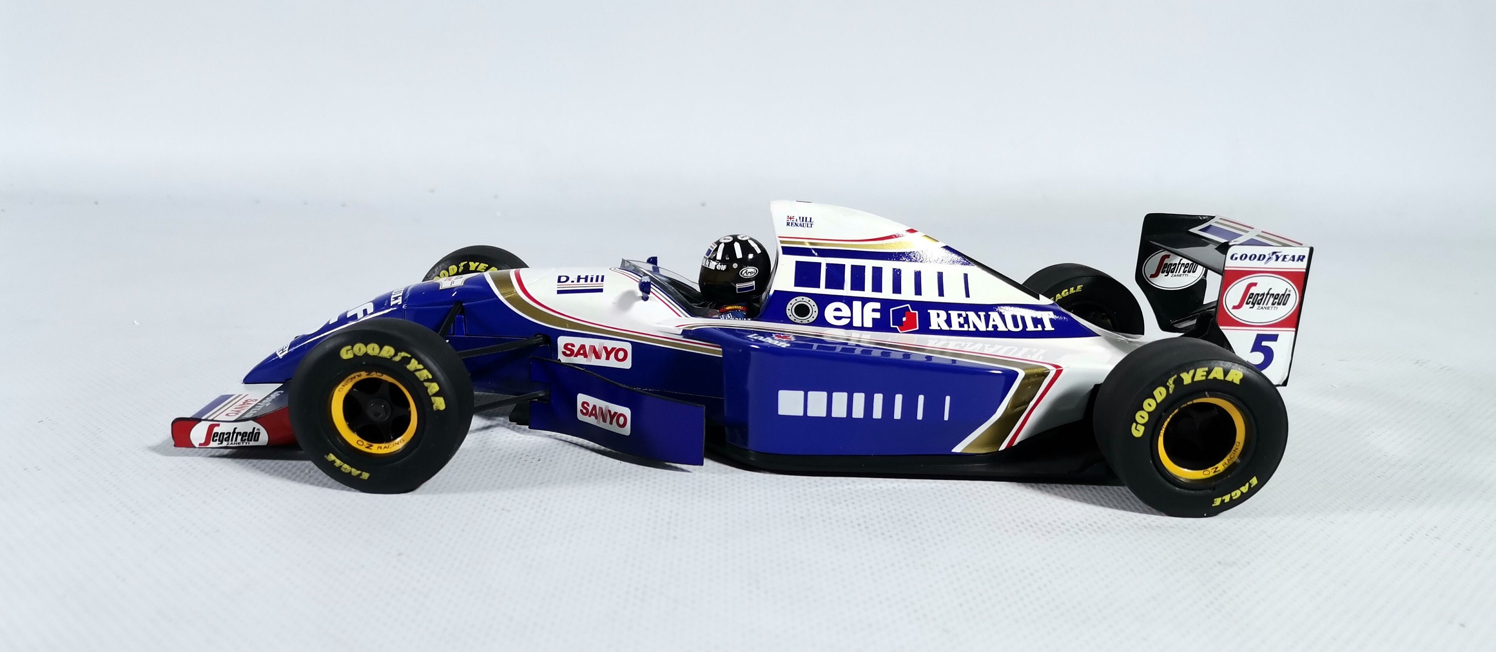 希少 ミニチャンプス 1:18 ウィリアムズ FW16C D.ヒル テスト